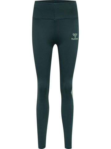 Hummel Leggings "Paris High Waist Tights" in Grün