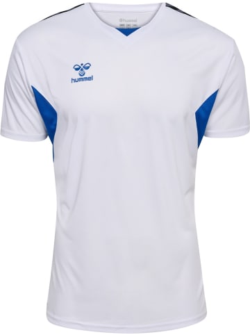 Hummel T-Shirt "Hmlauthentic Pl Jersey S/S" in Weiß