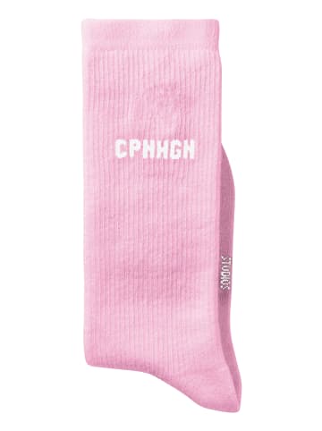 Copenhagen Studios Basicsocken in 1x anthrazit, 1x rosa, 1x hell blau