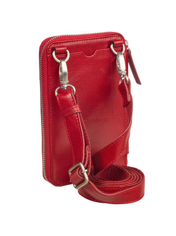 Leonhard Heyden Cambridge Handytasche Leder 11 cm in rot