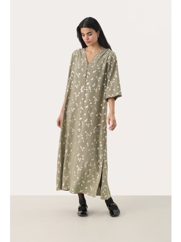PART TWO Kleid BeritPW Gerade Passform in Vetiver Foil Print