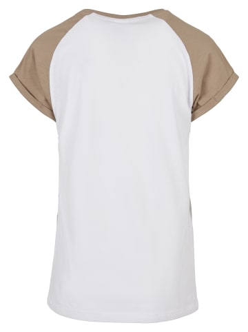 Urban Classics T-Shirt in white/softtaupe
