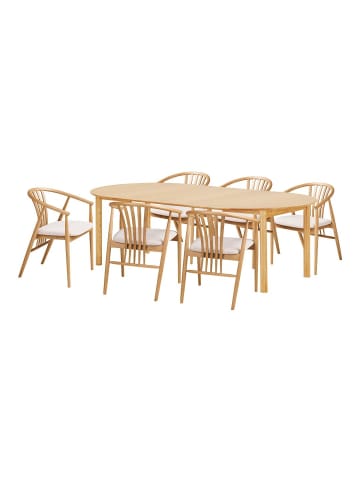 ebuy24 Essgruppe Bjørg (7-teilig) Natur, Natur 120 x 120 cm