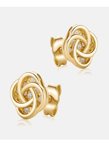 Diamant L'éternel Ohrringe aus 585 Gelbgold