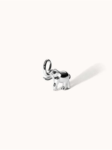 PURELEI Charm Flowing Strength Elefant in Silver