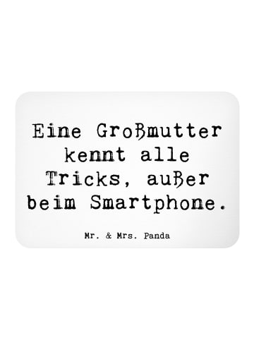Mr. & Mrs. Panda Magnet Spruch Großmutter Tricks mit Spruch in Weiß