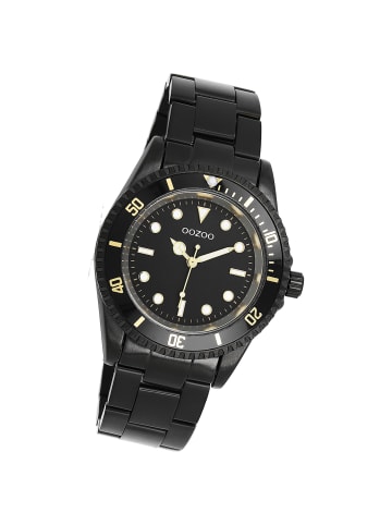 Oozoo Analog-Armbanduhr Oozoo Timepieces schwarz mittel (ca. 36mm)