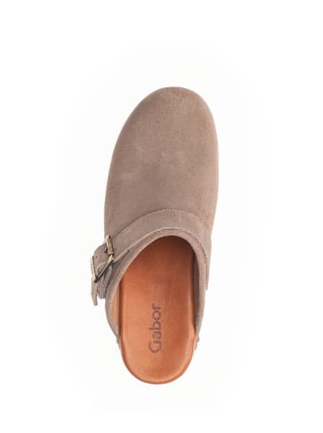 Gabor Fashion Clogs in Beige