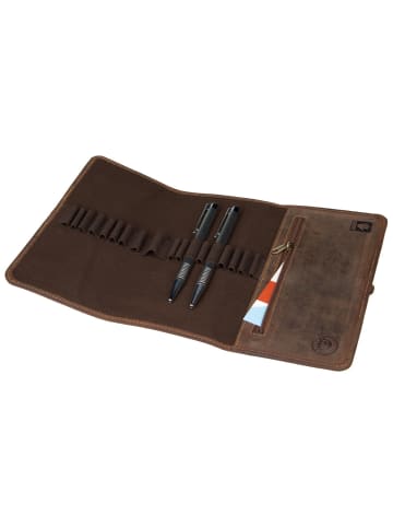 Greenburry Stifteetui Vintage in Brown