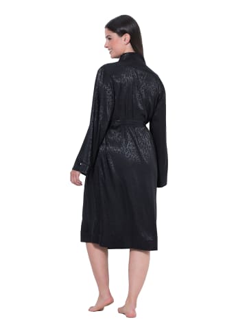 TruYou Bademantel in schwarz