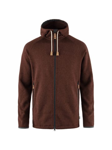 FJÄLLRÄVEN Fleecejacke Övik Fleece Hoodie M in Dunkelorange