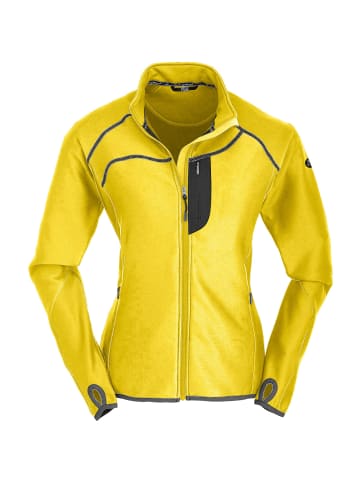 Maul Sport Stretch-Fleecejacke Wasserkuppe in Gelb