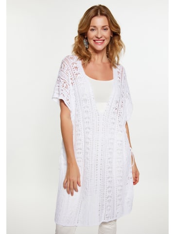 VIRITA Women Poncho in Weiss