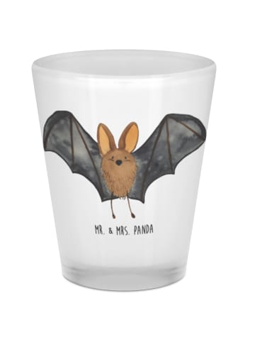 Mr. & Mrs. Panda Shotglas Fledermaus Flügel ohne Spruch in Transparent