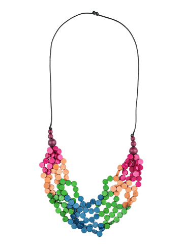 collezione alessandro Kurze Kette " Palina " in multi