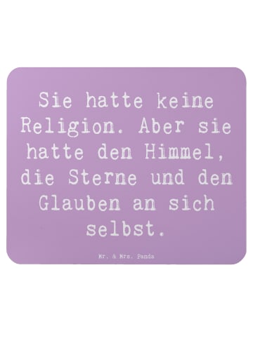 Mr. & Mrs. Panda Mauspad Spruch Himmel und Freude mit Spruch in Lavendeltraum