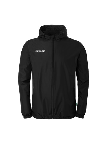 uhlsport Regenjacke Essential Rainjacket Kids in schwarz/weiß