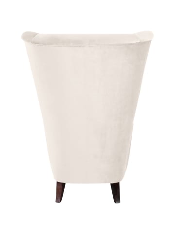 others HOCHLEHNSESSEL Kailey Bezug Samtvelours Buche nussbaum dunkel / creme