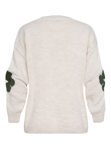 Cloud5ive Crew Neck Jumpers in beige multi