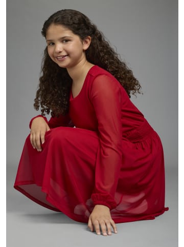Bruno Banani Chiffonkleid in rot
