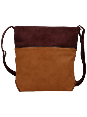 Zwei Beuteltasche Jana J10 in Nubuk-Cognac
