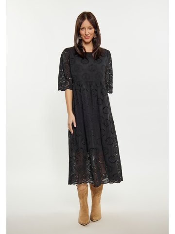 Usha Damen Kleid in Schwarz