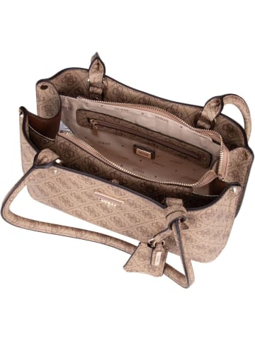 Guess Handtasche Meridian 2 Shoulder SAT in Latte Logo