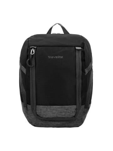 travelite Basics Rucksack 36 cm in schwarz grau