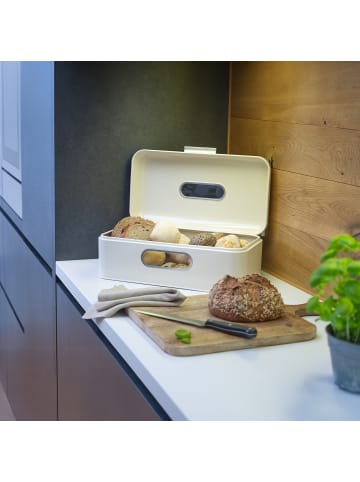 Echtwerk Metall Brotkasten "Retro" 17 l in Creme