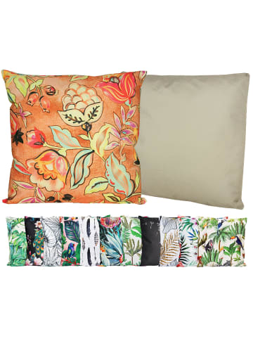 JACK Outdoor Dekokissen Motiv 45x45cm inkl. Füllung Beerenflut Orange
