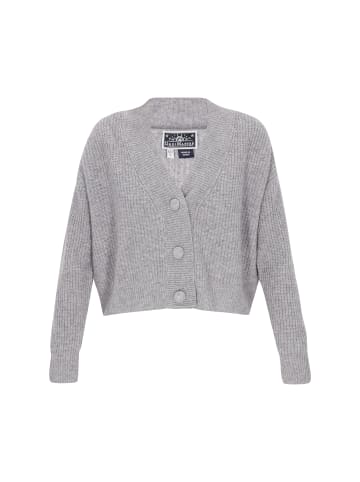 DreiMaster Maritim Cardigan in light grey melange