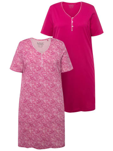 Ulla Popken Nachthemd in fuchsia