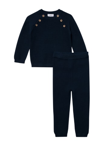 Stellou & friends Strickpullover und Strickhose in navy
