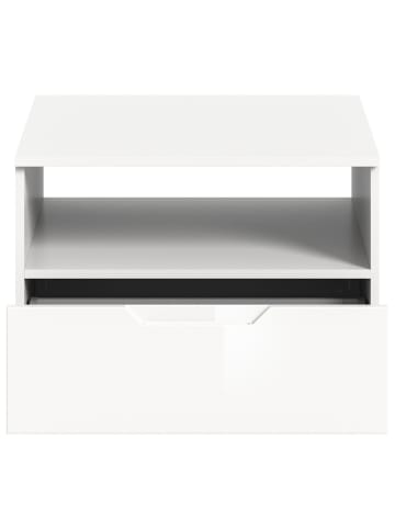 ebuy24 Couchtisch Solero (2-teilig) Weiß 66 x 66 cm