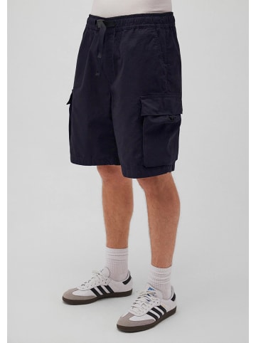 Mavi Jeans Legere Cargo Shorts mit elastischem Bund und Bindeband in Dunkelblau