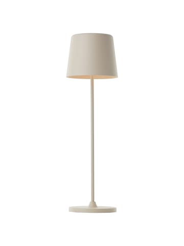 Brilliant mobile LED Tischlampe, USB, 37 cm, 310 lm, 3000 K, dimmbar, beige