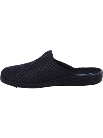 Fischer Markenschuh Pantoffel in schwarz