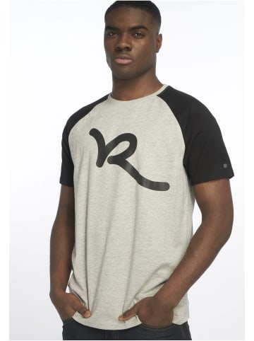Rocawear T-Shirt in grey melange/black