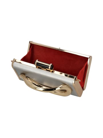 faina Women Clutch in Silver