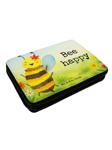 Mr. & Mrs. Panda Etui Biene Happy Design mit Spruch in Weiß