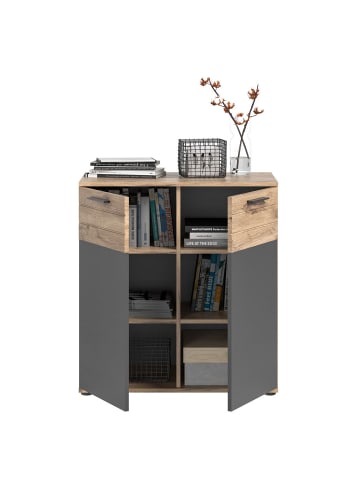 ebuy24 Sideboard Mason Eiche Dekor 80 x 40 cm