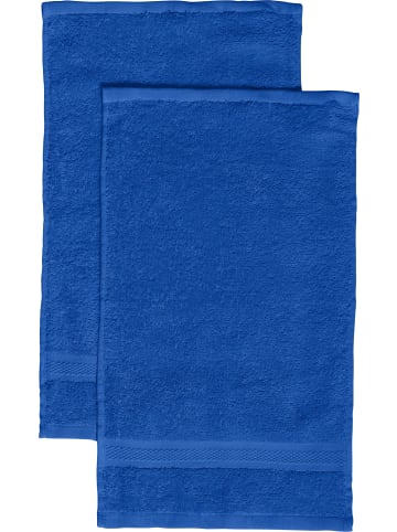 REDBEST Frottier Gästetuch 2er-Pack Chicago in royalblau