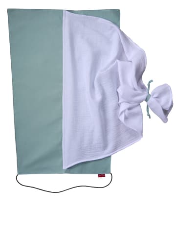 levily - Manufaktur babyfroh  Sonnensegel Sonnenschutz Canvas in Mint/uni