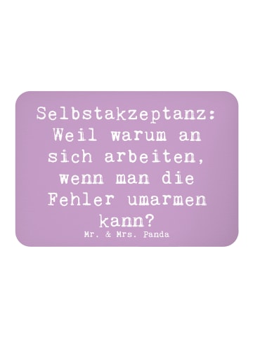 Mr. & Mrs. Panda Magnet Spruch Selbstakzeptanz Umarmen mit Spruch in Lavendeltraum