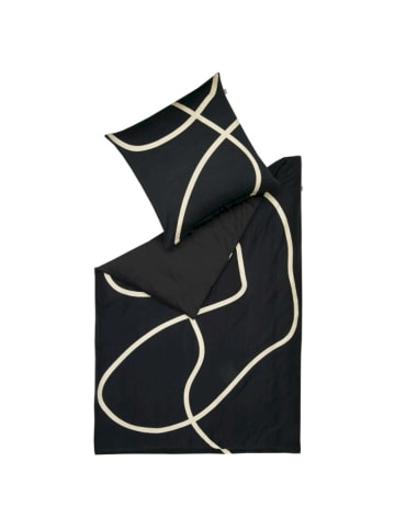 Musterring Satin Bettwäsche ARTSY in Schwarz