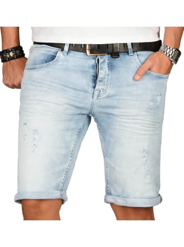 Alessandro Salvarini Jeansshorts Salvarini-Shorts-Multi2 in Ocean