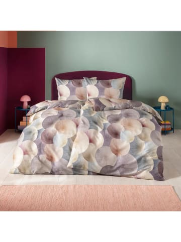 Estella Mako-Satin Bettwäsche in creme-mauve