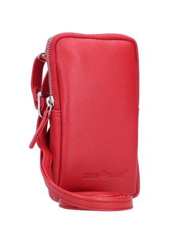 Greenburry Nappa Handytasche Leder 10,5 cm in red