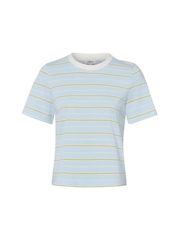 s.Oliver T-Shirt in hellblau grün - 0002