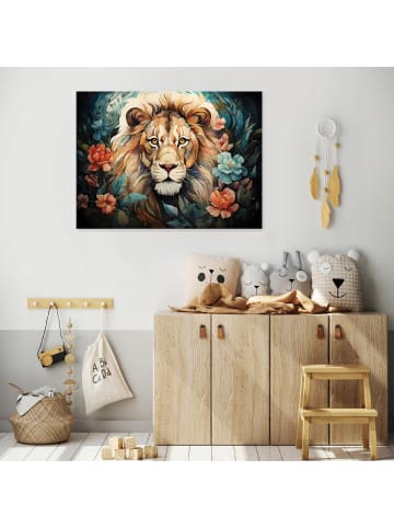 WALLARENA Leinwandbild Kinder in Blau